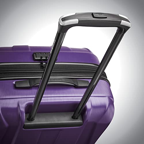 Samsonite Unisex-Adult Centric 2 Hardside Expandable Luggage with Spinners, Purple Orchid, Checked-Large 28-Inch, Centric 2 Hardside Expandable Luggage with Spinners