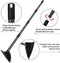 FLY HAWK Garden Hoe, 152 cm Hoe Garden Tool Triangle Garden Hoe with Sharp Blade for Digging, Weeding, Cutting and Losing Soil, Metal Handle with Adjustable Length