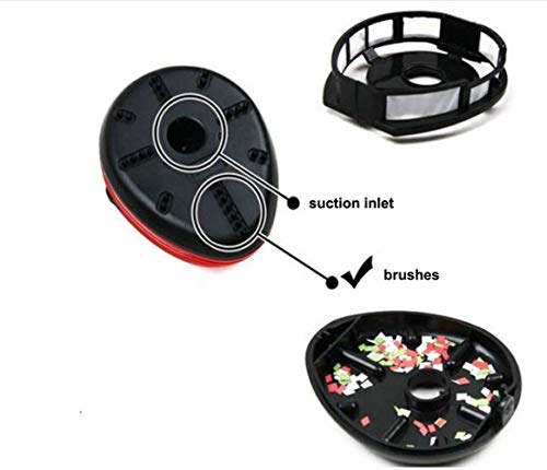 zswell Ladybug Vacuum Cleaner - Mini Vacuum Cleaner Portable Corner Desk Vacuum Cleaner Mini Cute Vacuum Cleaner Dust Sweeper 1Pcs