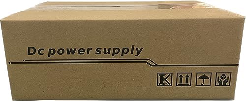 Universal Compact Bench Power Supply- 30 Amp Regulated Home Lab Benchtop AC-to-DC Converter 13.8 Volt, Cooling Fan, Screw Type Terminals - Jesverty SPS-1330
