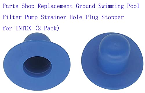 Zh yan 2pk Above Ground Swimming Pool Filter Pump Strainer Hole Plug Stopper for INTEX