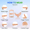 14 Pcs Finger Splints - Finger Splint Kit for Arthritis, Mallet Finger - Thumb Splint, Trigger Finger Splint For Thumb, Middle, Pinky or Ring Finger (A Complete Kit (Sizes 2~15))