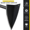 FLY HAWK Garden Hoe, 152 cm Hoe Garden Tool Triangle Garden Hoe with Sharp Blade for Digging, Weeding, Cutting and Losing Soil, Metal Handle with Adjustable Length