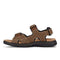 Dockers Men's Fisherman Sandal, Dark Tan, 11 Wide