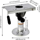 Adjustable Boat Seat Pedestal Boat Seats and Pedestals Boat Seat Pedestals and Bases with Slide and Swivel for Locking Boat Seats Captain Chair