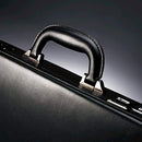 Samsonite Bonded Leather Attache 15.6, Black, 18", Casual