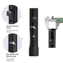 ZhouDaShu Table Leg Extenders for Folding Tables, Table Leg Extensions for Bent and Straight Legs, Adjustable Folding Table Leg Risers, 4 Pack Table Height Extenders for Rise 3.6"/6.77"(7.8in)