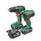 Bosch 18V 2 Piece Universal Kit: Brushless Hammer/Drill Driver, Impact Driver, 2 x 2.5Ah Batteries and 3.0Ah Fast Charger