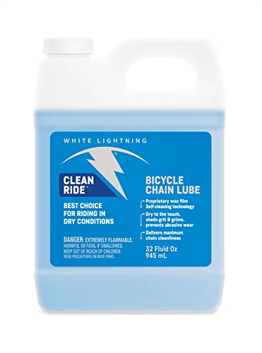 (32 oz) - White Lightning Clean Ride 950ml Quart Jug, The Original Self-Cleaning Wax Bicycle Chain Lubricant