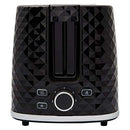 Westinghouse Electric 1.7L 2200W Kettle & 930W 2 Slice Bread Toaster Set Black