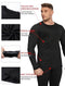 OYGSieg 3 Pack Mens Thermal Shirts Long Sleeve Compression Shirts Athletic Base Layer Top Cold Weather Gear Underwear, 3 Pack(black and Grey), Small