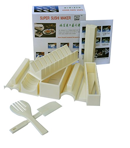 ZIME Super Sushi Maker, Sushi DIY Mold Set - Super Easy Sushi Making Kit, Sold by ZIME