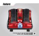 Maxkon 4 Motors Shiatsu Foot Massager Calf Leg Ankle Kneading Rolling Heating Red