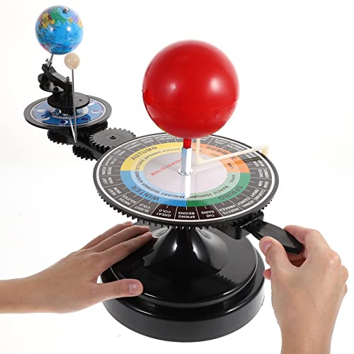 POPETPOP DIY Solar System Model Globe Earth Sun Moon Planetarium Learning Model Astronomy Science Teaching Educational Toy for Kids Toddler