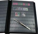 (Green) - Dauwalders 30/60 Black Page Stamp Album Stockbook (Green)