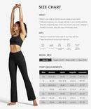 WILLIT 29" Women's Yoga Pants High Waist Flare Leggings Workout Lounge Bootcut Pants with Pockets Black S