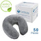 EARTHLITE Fitted Disposable Massage Headrest Cover – Medical-Grade, Soft, Non-Sticking Face Rest Cradle Covers (50 count)