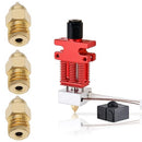 ECSiNG 10 X CR6-SE 3D Printer Brass Nozzle Compatible with CR-6 SE/Ender-3 Series/Ender-5 Series/Ender-6/ CR-10 Series/Ender 3 S1 Series 0.4mm 3D Printer Accessories