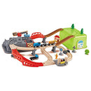 50pc Hape Wooden Railway Construction Kit Set Kids/Childrens Building Toy 3y+