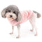 Zunea Fleece Dog Jumper Winter Warm Sweater Jacket Coat for Small Dogs Soft Fuzzy Puppy Clothes with D-Ring for Harness Leash Pullover Cold Weather Pet Girl Boy Apparel for Chihuahua Cats Pink S