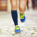 Zensah Calf/Shin Splint Compression Sleeve (Singe Sleeve), Navy Blue, Large/X-Large