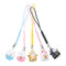 TOYANDONA Japanese Maneki Neko Lucky Cat Mobile Phone Pendant Copper Waving Cat Jingle Bell Mobile Phone Jewellery for DIY Key Chain Car Bag Purse Backpack Lucky Pendant Decoration Pack of 5