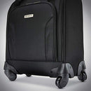 Samsonite Underseat Carry-on Spinner with USB Port, Jet Black, One Size, Underseat Carry-on Spinner with USB Port