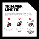 Oregon Nylium Star Shaped Strimmer Line Wire for Grass Trimmers and Brushcutters, Five Cutting Edges for Clean Finish, Professional Grade Heavy Duty Nylon, Fits Petrol Strimmers, 3.3mm-200m (‎106361E)