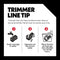 Oregon Nylium Star Shaped Strimmer Line Wire for Grass Trimmers and Brushcutters, Five Cutting Edges for Clean Finish, Professional Grade Heavy Duty Nylon, Fits Petrol Strimmers, 3.3mm-200m (‎106361E)