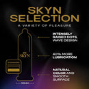 SKYN Selection Non-Latex Condoms - Contains SKYN Elite, Original, Excitation, Extra Lube, Condoms, 36 Count
