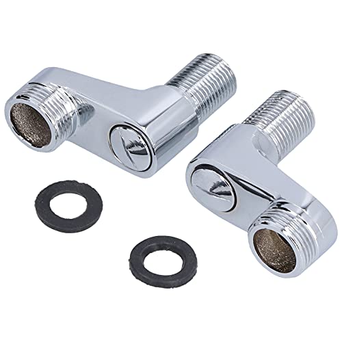 Tiiyee Outdoor Shower System, Exposed Shower Set, Shower Fittings System, Thermostatic Mixer Tap for Exposed Bath Faucets, Convertible to Wall and Surface Mounted