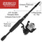 Zebco 33 Telescopic Spinning Reel and Fishing Rod Combo, Convenient Telescoping Rod with a Pro-Style Handle Grip and Quickset Anti-Reverse Fishing Reel, Multi, One Size (33SP605MTELA.FB4)