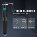 CO-Z Manual Tile Cutter 48 Inch Cutting Length Professional Porcelain Ceramic Floor Tile Cutter Machine Adjustable Laser Guide for Precision Cutting (48 inch)