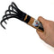 HACHIEMON Japanese Ninja Claw Garden Rake or Cultivator for Gardening - Compact and Sturdy