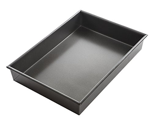 MASTERPRO MPHB51 Cake Roasting Pan, Carbon Steel/Black