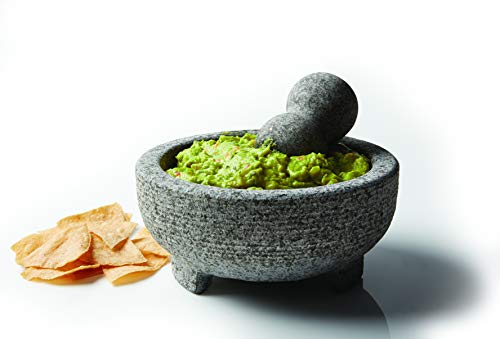 Farberware 5216415 Professional Granite Molcajete Mortar and Pestle Stone Grinder, 4-Cup