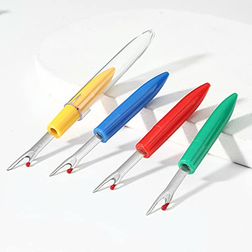 10 Pcs Sewing Seam Rippers, 4 Big and 4 Small Handy Stitch Ripper Sewing Tools with 2 Scissors for Sewing Crafting Thread Removin