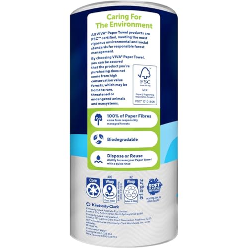 Viva Ultra Absorbent Paper Towels 60 Sheets (Pack of 2)
