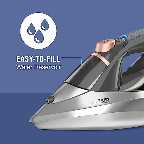 Conair GlideLite Professional Iron, Steam Iron for Clothes