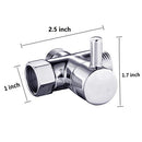 (nuts) - Zengest G1/2 (20mm Diameter) Shower Head Diverter Valve, Shower Arm Diverter Valve for Hand Shower Head and Fixed Spray Head, The Sealing Gasket Needs To Be Added To The Nut Inlet When Installing.