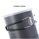 Fire-Maple 1L Hard Anodized Aluminum Pot | Outdoor Camping Backpacking Hiking Picnic Pot | Camping Cookware Pot with Heat Exchanger | Perfect Size for Solo Backpacker