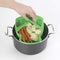 OXO 1142380 Good Grips Silicone Steamer, Green Medium