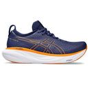 ASICS Men's Gel-Nimbus 25 Training Shoe, Deep Ocean/Bright Orange, US 8