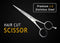 (Cutting) - Professional Hair Cutting Scissors - Sharp Blades Hair Shears/Barber Scissors/Moustache Scissors - J2 Stainless Steel Hair Scissors - 17cm - Haircut/Hairdresser Scissors for Kids, Men and Women.