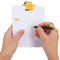Diving Writing Board, Dive Slate Shower Whiteboard Underwater with Clip and Pencil for Water Sports Diving Swimming Portable with Clip and Graphite Pencil