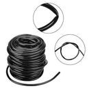 Joyzan Garden Watering Tube, I.D 4mm/O.D 7mm Blank Distribution Tubing Drip Irrigation Hose Water Tube Line Heavy Duty Supply Pipe DIY for Lawn Agriculture Hydroponics Misting System Automatic Black