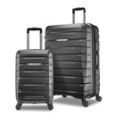 Samsonite Unisex-Adult Tech 2.0 Hardside Expandable Luggage with Spinner Wheels, Dark Grey, 2-Piece Set (21/27), Tech 2.0 Hardside Expandable Luggage with Spinner Wheels