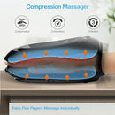 Comfier Hand Massager Machine,Electric Wireless Hand Massager with Heat & Compression, Vibration,APP Control Pressure Point Wrist Finger Massager for Arthritis & Carpal Tunnel,Pain Relief,Gifts(Black)