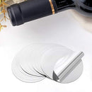 100pcs Silver Wine Pourer Drop Stopping Pour Disk Spout