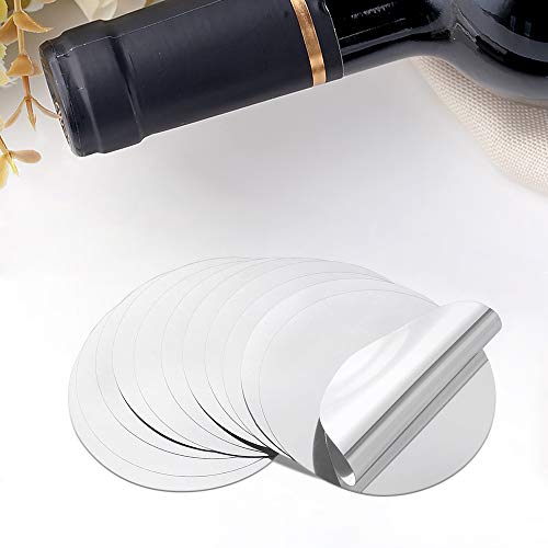 100pcs Silver Wine Pourer Drop Stopping Pour Disk Spout